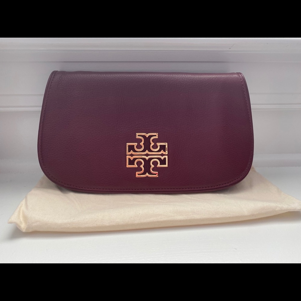 Tory Burch crossbody bag (deep burgundy)